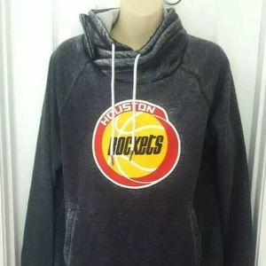 Alyssa Milano NBA ROCKETS Sweatshirt 2XL Cowl Neck